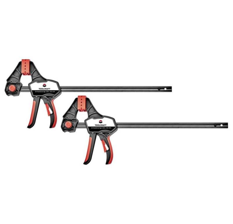 TOOLCRAFT Schraubzwinge Einhandzwinge 300 x 85 mm 2er Set von TOOLCRAFT