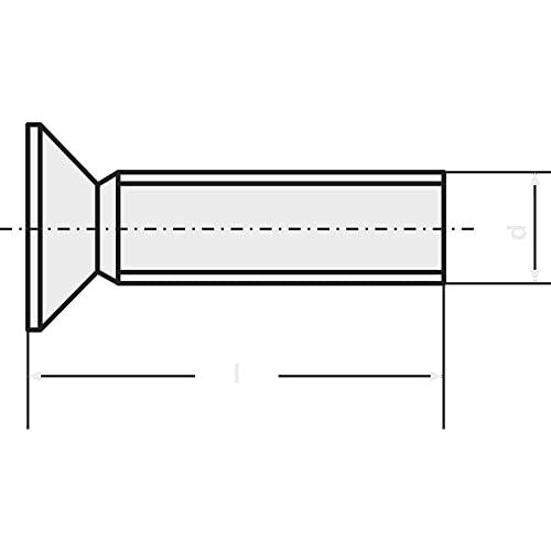 TOOLCRAFT Senkkopfschrauben 194772 100 STCK./Pack M2 x 6 D965-4.8-A2K 100 Stück M2 6 mm Senkkopf flach Stahl N/A von TOOLCRAFT