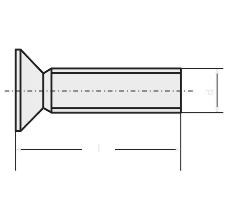 TOOLCRAFT Senkschraube Senkschrauben von TOOLCRAFT