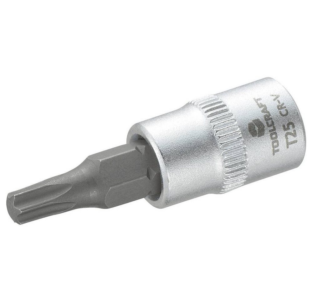 TOOLCRAFT Steckschlüssel Steckschlüssel-Einsatz 6.3 mm (1/4) mit T-Profil von TOOLCRAFT