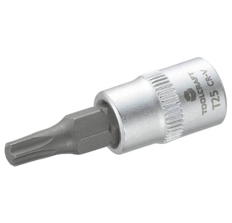 TOOLCRAFT Steckschlüssel Steckschlüssel-Einsatz 6.3 mm (1/4) mit T-Profil von TOOLCRAFT
