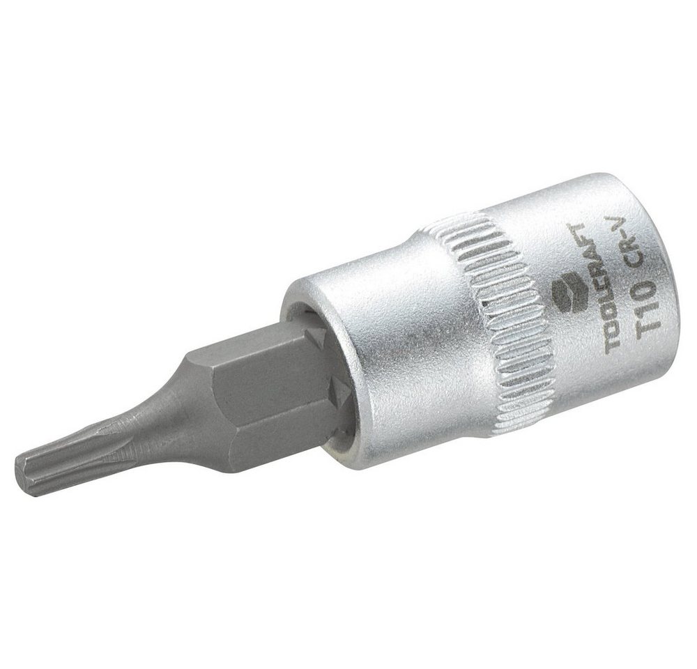 TOOLCRAFT Steckschlüssel TOOLCRAFT T10 816080 T-Profil Steckschlüssel-Bit-Einsatz T 10 1/4 TOOLCRAFT Steckschlüssel TOOLCRAFT T10 816080 T-Profil Steckschlüssel-Bit-Einsatz T 10 1/4 von TOOLCRAFT