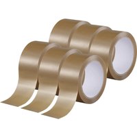 TOOLCRAFT TO-10187040 Packband Braun (L x B) 66 m x 50 mm 6 St. von TOOLCRAFT