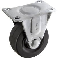 TOOLCRAFT TO-5137890 Bockrolle mit Anschraubplatte 50mm Gummi Tragfähigkeit (max.): 50kg von TOOLCRAFT