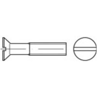 TOOLCRAFT TO-5361441 Senkschrauben M5 6mm Schlitz Edelstahl A4 500St. von TOOLCRAFT