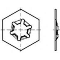 TOOLCRAFT Unterlegscheiben 88151 Edelstahl A2 50 St. TO-5380395 von TOOLCRAFT
