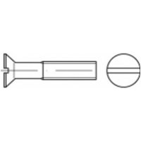 TOOLCRAFT TO-5392278 Senkschrauben M3 50mm Schlitz Stahl galvanisch verzinkt 200St. von TOOLCRAFT