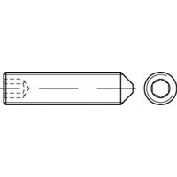 TOOLCRAFT TO-5414394 Gewindestift M16 80mm Stahl galvanisch verzinkt 50St. von TOOLCRAFT