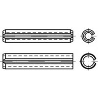 TOOLCRAFT TO-5434272 Spannstifte Federstahl 100St. von TOOLCRAFT