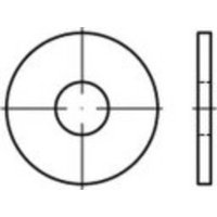 TOOLCRAFT TO-5454741 Nietscheiben 13mm Messing 100St. von TOOLCRAFT