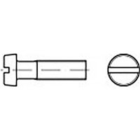 TOOLCRAFT TO-6852969 Zylinderkopfschrauben M6 45mm Schlitz DIN 84 Edelstahl V2A A2 50St. von TOOLCRAFT