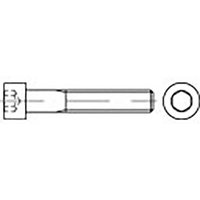 TOOLCRAFT TO-6855999 Zylinderkopfschrauben M4 12mm Innensechskant DIN 912 Stahl verzinkt 500St. von TOOLCRAFT