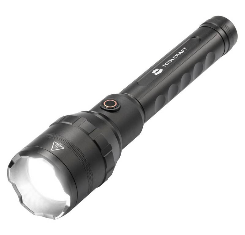 TOOLCRAFT Taschenlampe TOOLCRAFT LED Taschenlampe mit USB-Schnittstelle akkubetrieben 8000 l von TOOLCRAFT