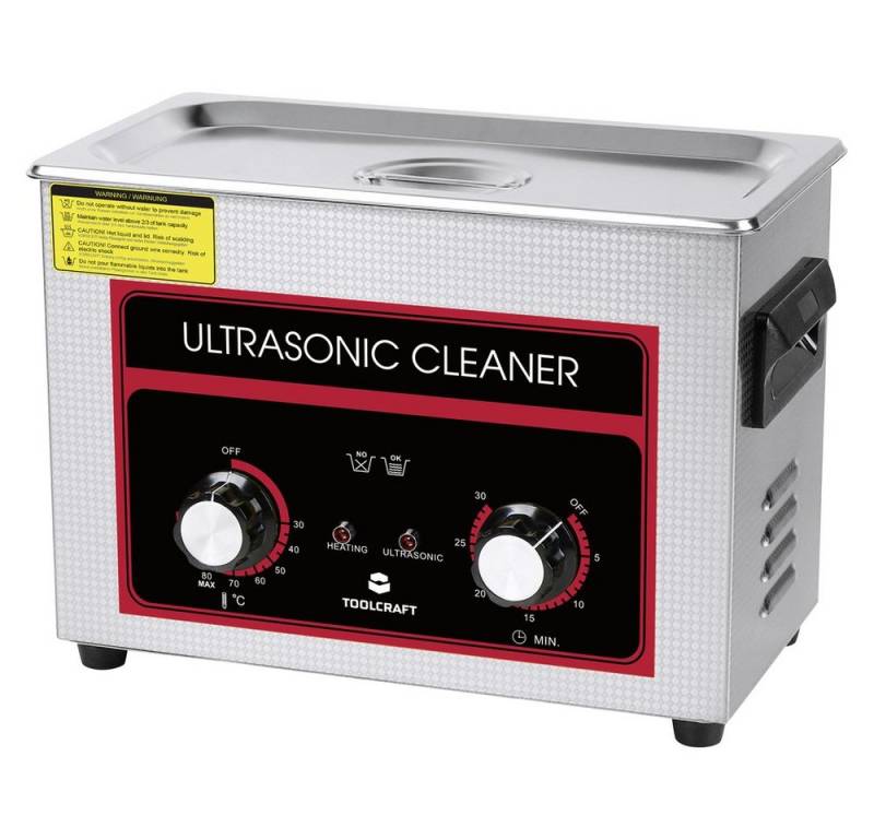 TOOLCRAFT Ultraschallreiniger TOOLCRAFT USC-450 Ultraschallreiniger Schmuck, Werkstatt, Bürobedarf 3 von TOOLCRAFT