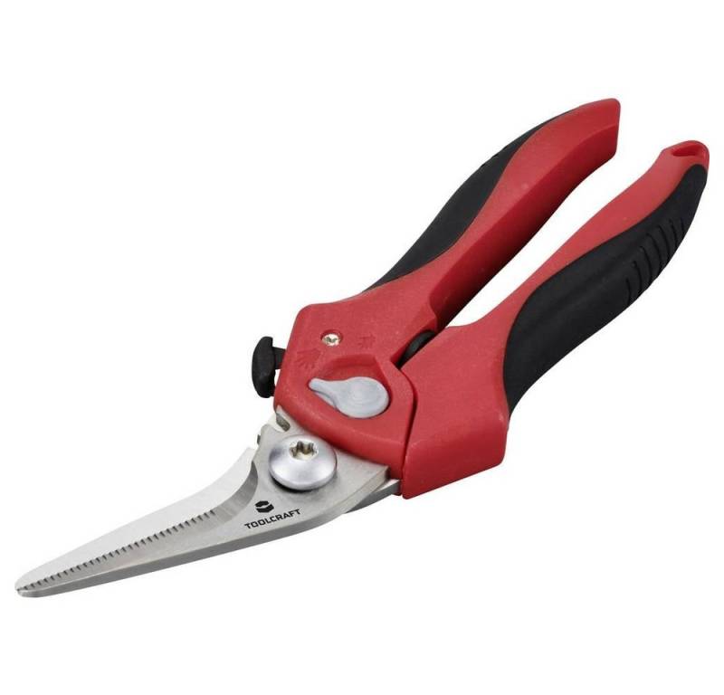 TOOLCRAFT Universalschere Combischere gerade 200 mm von TOOLCRAFT