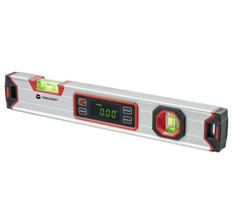 TOOLCRAFT Wasserwaage Digitale Wasserwaage mit Libellen und Magneten, mit Magnet von TOOLCRAFT