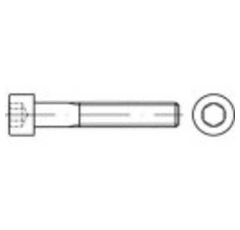 TOOLCRAFT Zylinderschraube A 4 - 70 Zylinderschrauben mit Innensechskant von TOOLCRAFT