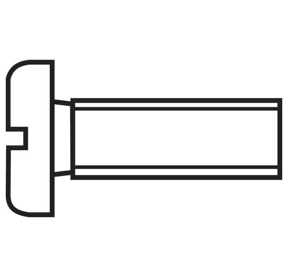 TOOLCRAFT Zylinderschraube Zylinderschrauben Kunststoff 815837 von TOOLCRAFT