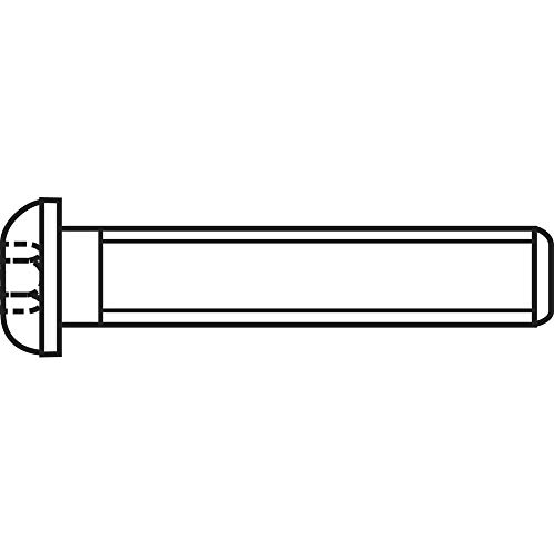 Toolcraft 839796 Linsenschrauben M3 20 mm Innensechskant Edelstahl A2 100 St. von TOOLCRAFT