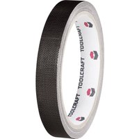 Toolcraft - HEB19L10SC HEB19L10SC Gewebeklebeband HEB19L10SC Schwarz (l x b) 10 m x 19 mm 1 St. von TOOLCRAFT