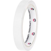 Toolcraft - HEB19L10WC HEB19L10WC Gewebeklebeband HEB19L10WC Weiß (l x b) 10 m x 19 mm 1 St. von TOOLCRAFT
