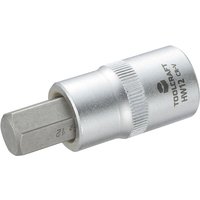 Toolcraft - 816160 Innen-Sechskant Steckschlüssel-Bit-Einsatz 12 mm 1/2' (12.5 mm) von TOOLCRAFT
