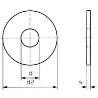 Unterlegscheibe 2.7 mm 8 mm Edelstahl 100 St. Toolcraft 2,7 D9021-A2 194711 von TOOLCRAFT