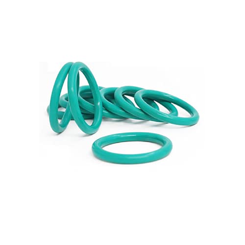 FKM O-Ring aus grünem Fluorkautschuk, hochtemperaturbeständig, Dichtungsring-Sortiment, für Lager, Pumpen, Straßenwalzen, Wasserleitungen, Ventile, O-Ringe, 33 x 2,5 mm (50 Stück in einem Beutel) von TOOLDO