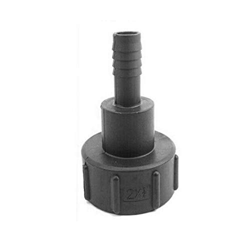 IBC Wassertank-Gewinde-Ventilverbinder, Gartenschlauch-Adapter, 60 mm auf 3,8 cm (1 1/2 Zoll) von TOOLDO