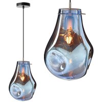 Toolight - hängelampe glas APP327-1CP blue von TOOLIGHT