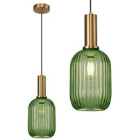 Toolight - hängelampe glas green APP459-1CP von TOOLIGHT