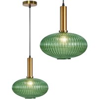 Toolight - hängelampe glas green APP465-1CP von TOOLIGHT