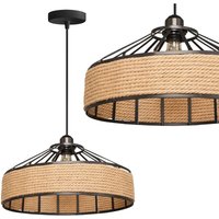 Toolight - lampe APP1317-1CP boho beige von TOOLIGHT