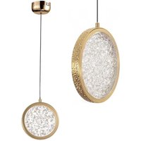 Toolight - led hängeleuchte aus kristall LHJ100-1CP 22,5 gold von TOOLIGHT