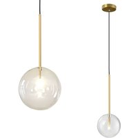 Toolight Hängelampe App1680-1cp 15cm Gold von TOOLIGHT