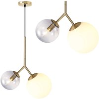Toolight - deckenlampe APP1013-2CP gold von TOOLIGHT