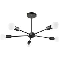Toolight - deckenlampe APP1024-5CP black von TOOLIGHT