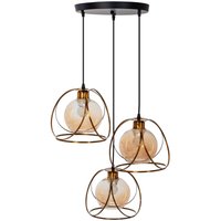Toolight - deckenlampe APP1137-3C black gold von TOOLIGHT