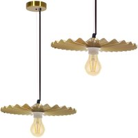 Toolight - deckenlampe APP1454-1CP old gold von TOOLIGHT