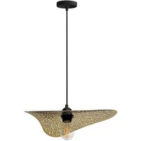 Toolight - deckenlampe APP1468-1CP black/old gold von TOOLIGHT