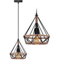 Toolight - deckenlampe geometric loft rope APP679-1CP von TOOLIGHT