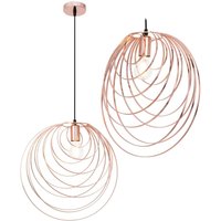Toolight - deckenlampe geometric rose gold APP427-1CP von TOOLIGHT