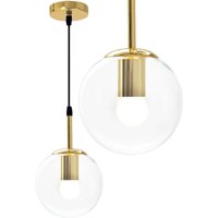 Toolight - deckenlampe glas kugel gold APP686-1CP von TOOLIGHT