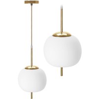 Toolight - deckenlampe glas kugel white gold APP669-1CP von TOOLIGHT