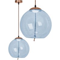 Toolight - deckenlampe glas led blue APP445-CP von TOOLIGHT
