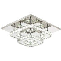 Toolight - deckenlampe kristall led 24W quadrat APP409-C APP410-C von TOOLIGHT