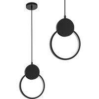 Toolight - deckenlampe led APP852-CP black von TOOLIGHT