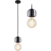 Toolight - deckenlampe loft black APP591-1CP von TOOLIGHT