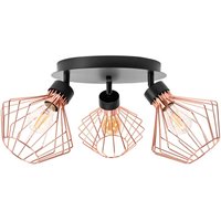 Toolight - deckenlampe loft black rose APP536-3C von TOOLIGHT