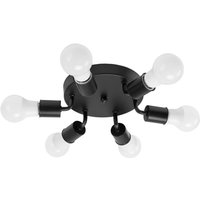 Toolight - deckenlampe metall black APP709-6C von TOOLIGHT